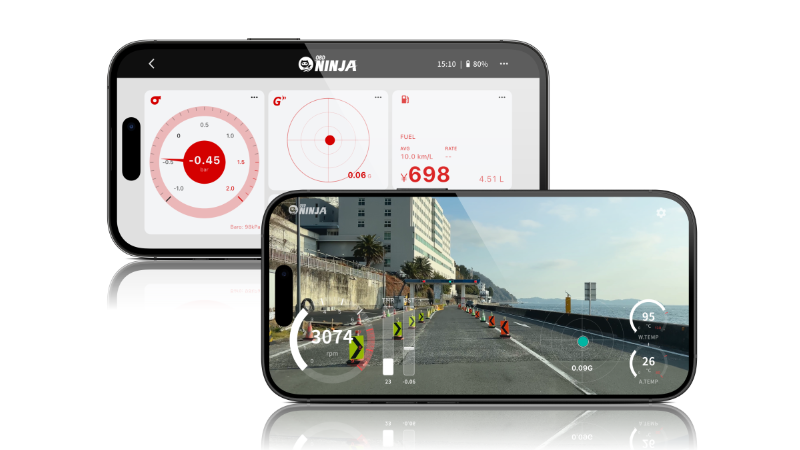 Premium experience — synced camera & telemetry